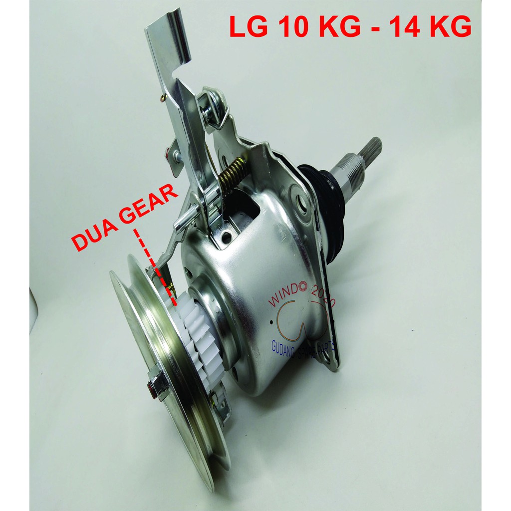 GEAR BOX LG 9-14kg | GEARBOX 1 TABUNG | GERBOX AUTO CLUTCH | GIRBOX OUTOMATIC TOP LOADING LG-E 14 KG