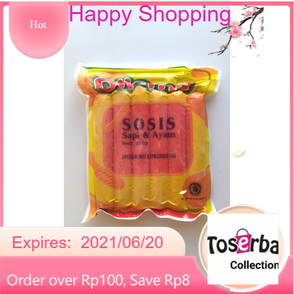 

Toserba Collection Dilamo Beef Frankfurter 270 gr Frozen Food Bandung -Cimahi