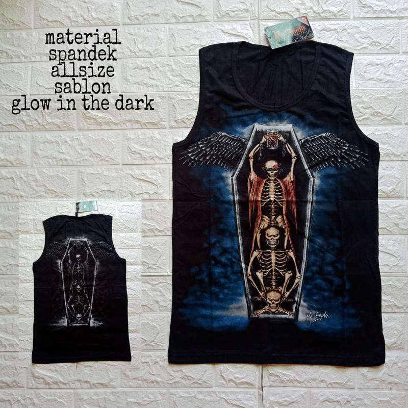 KAOS EVIL WITHIN SINGLET LEKBONG METAL