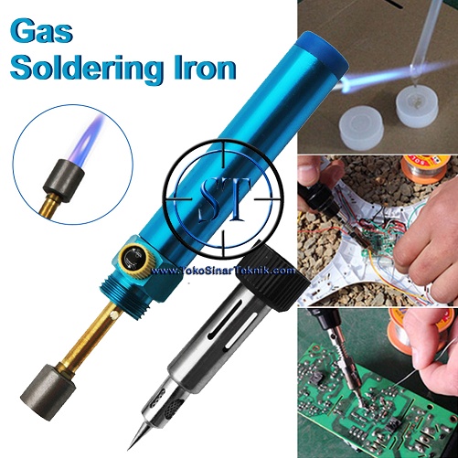 Solder Gas Butane 30-70W Electric Soldering Iron Mancis Butana Blow Torch Pen Butana Gas Pemanas 2 fungsi