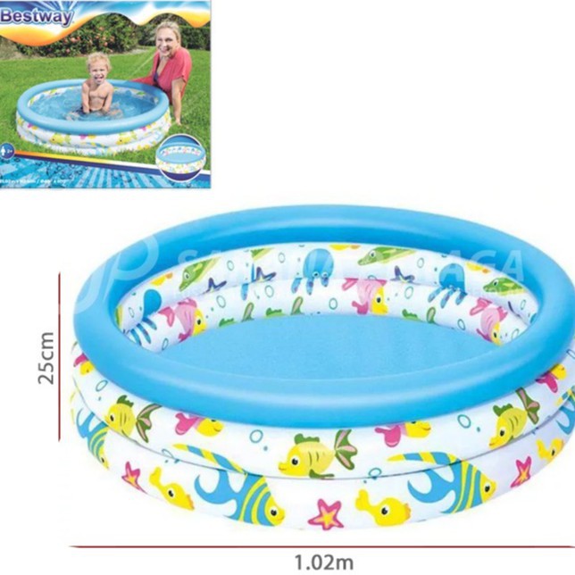 Kolam bestway ocean pool uk 102 CM x 25 Cm