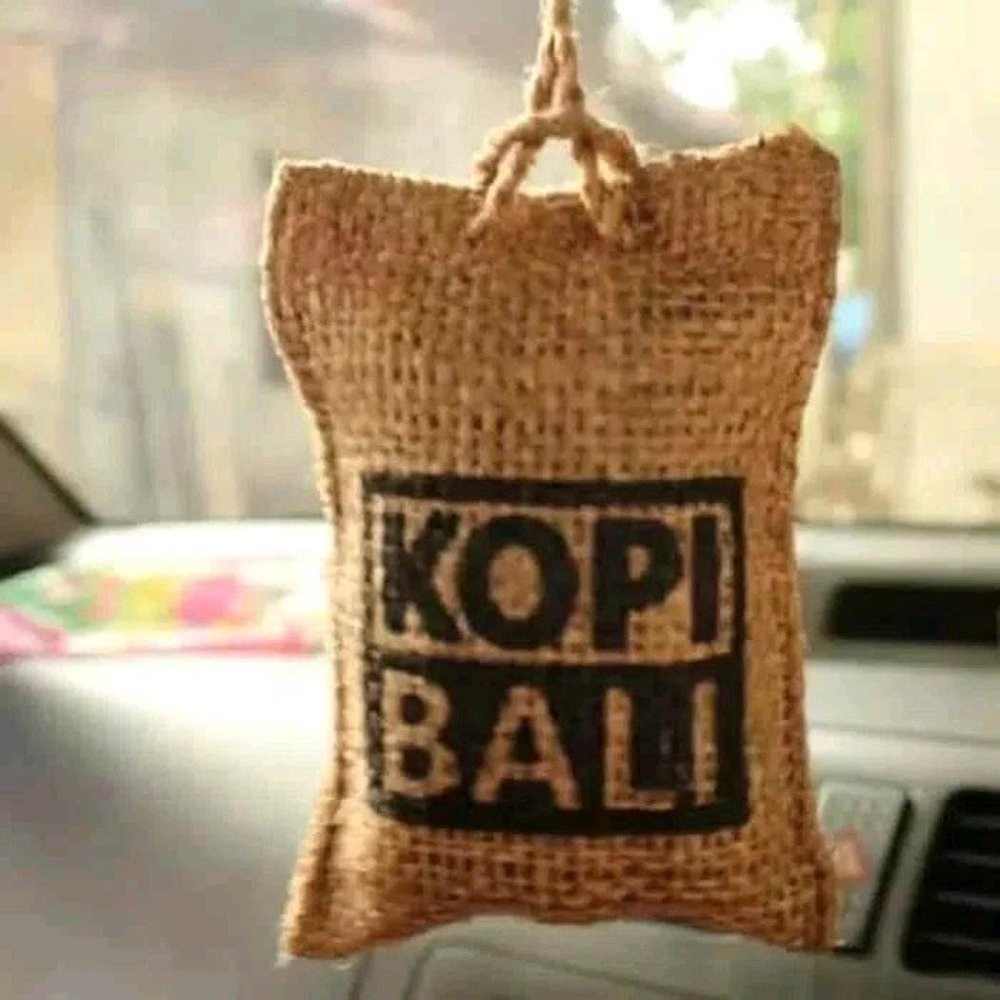 KOPI BALI Parfum Pengharum Mobil dan Ruangan Biji KOPI ASLI Pewangi Aroma Gantung