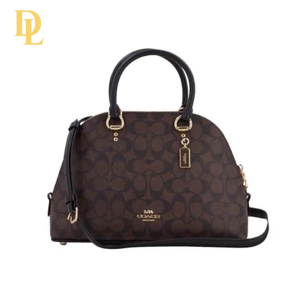 COACH KATY SATCHEL IN SIGNATURE CANVAS (F2558)