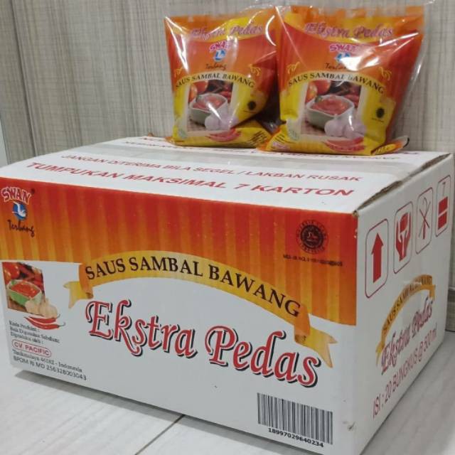 

1 Dus isi 20pcs x 500ml Saus Swan Bawang Ekstra Pedas