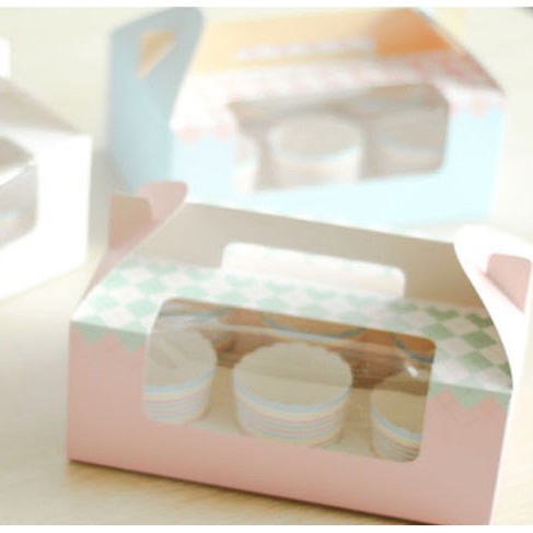 

YUP GIFT BOX/KOTAK PACKING/KOTAK SOUVENIR isi 6 CUPCAKE