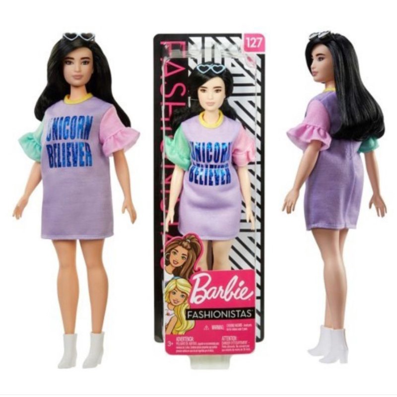 Mainan boneka Barbie Fashionistas