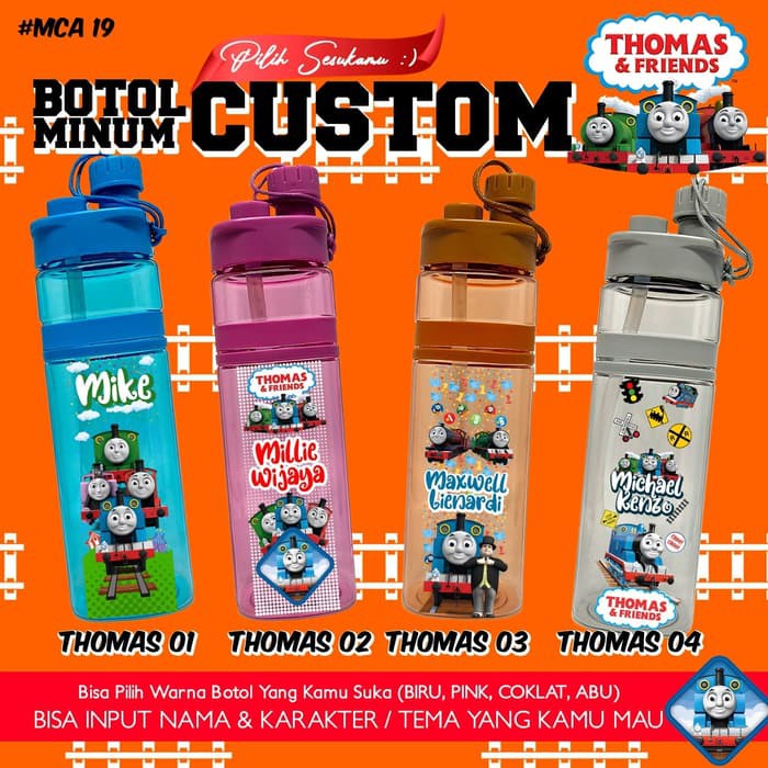 Botol Minum Custom Anak tema THOMAS & FRIENDS