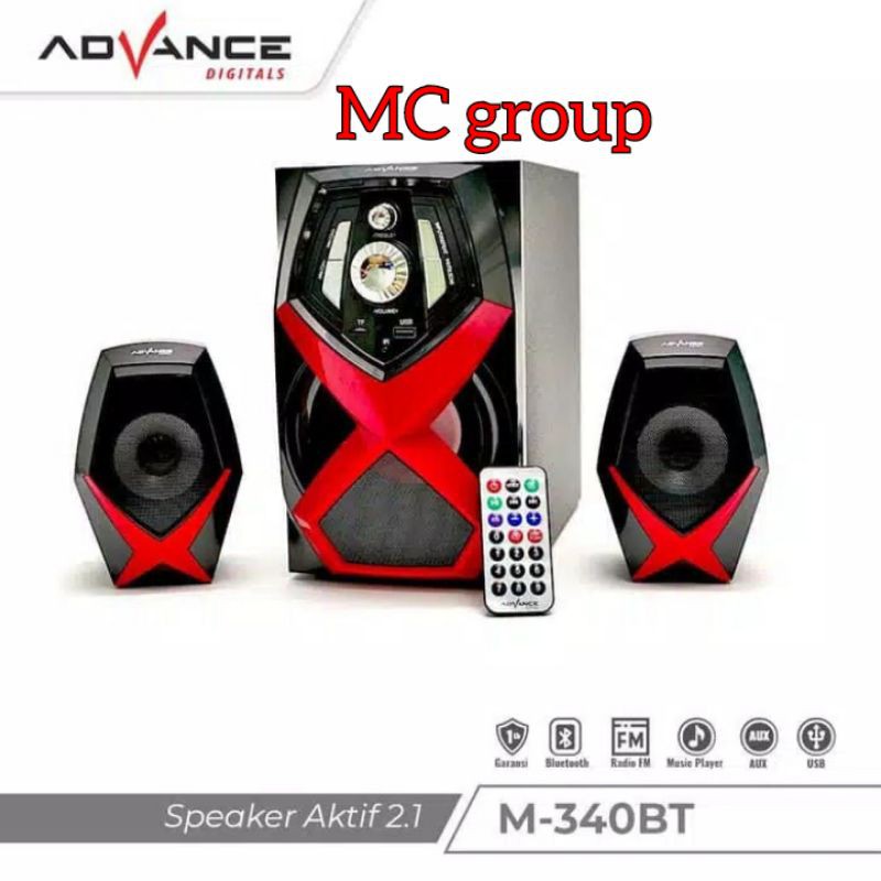SPEAKER PORTABLE BLUETOOTH USB ADVANCE M 340BT ORIGINAL ADVANCE