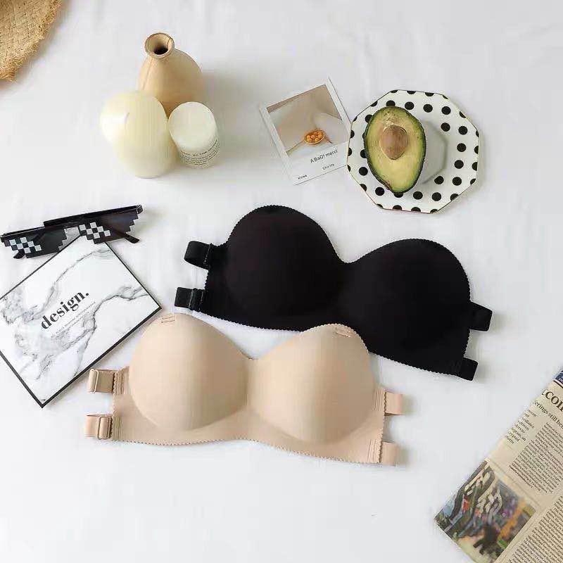 [ LINGERIE MASTER ] - (B-9) BH Bra Invisible Strapless Tanpa Tali Anti Slip Sexy untuk Wanita Bra One-Piece Sexy Lingerie-6