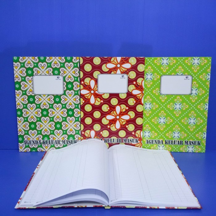 

[RESTOCK] BUKU AGENDA KELUAR MASUK 100LBR/buku agenda
