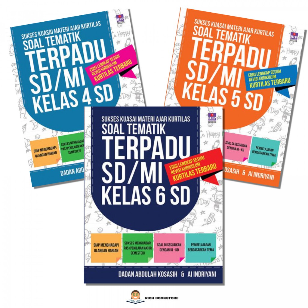 Soal Tematik Terpadu Sd Mi Kelas 1 2 3 4 5 6 Shopee Indonesia