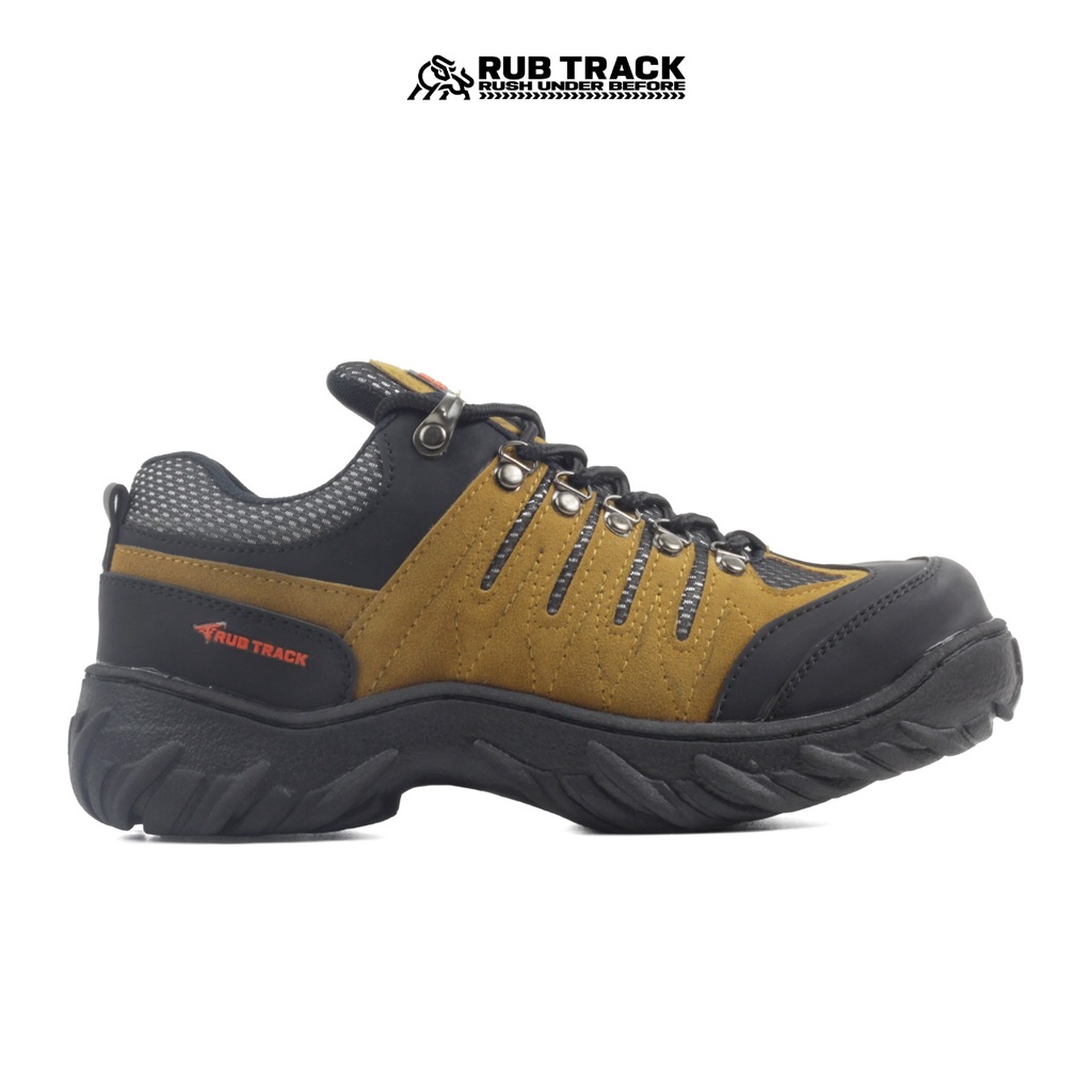 RUBTRACK - SEPATU SAFETY BOOTS PRIA TRACKING HIKING GUNUNG RUBICON PREMIUM QUALITY UJUNG BESI RUBICON DIENG