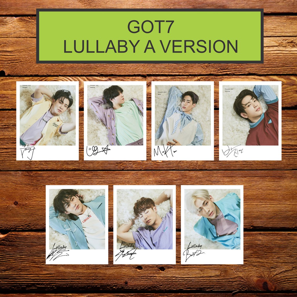 GOT7 SIGNED KPOP POLAROID ALBUM