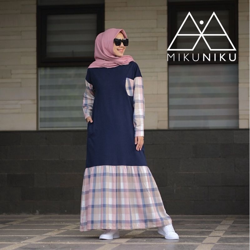 DRESS GAMIS WANITA TERBARU DRESS BY MIKUNIKU ORIGINAL
