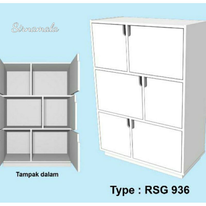 RAK BUKU /RAK PAKAIAN / RAK SERBAGUNA RSG 936