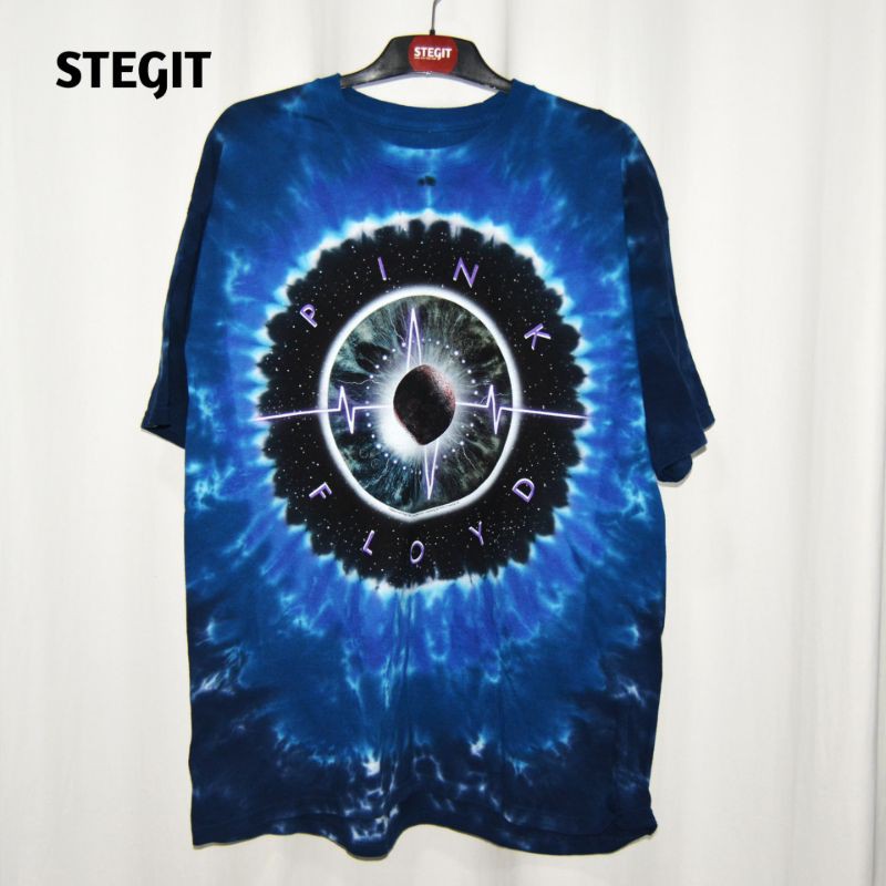 Official Tshirt Tie Dye Pink Floyd - Pulse Concentric