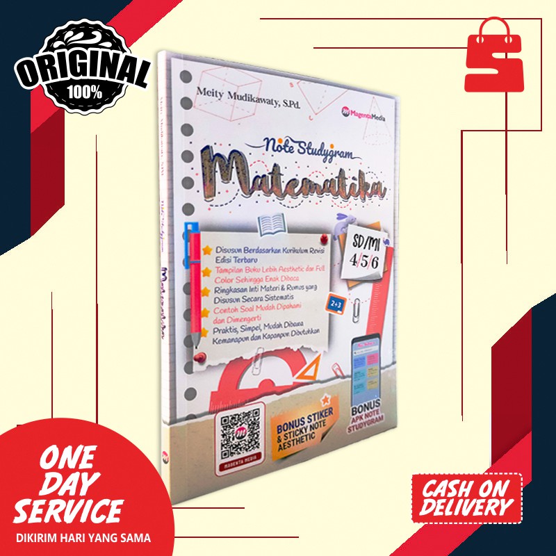 BUKU RUMUS SD - BUKU MATEMATIKA - NOTE STUDYGRAM MATEMATIKA SD-MI KELAS 4-5-6