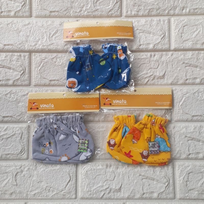 1 Set sarung tangan dan kaki Bayi Premium Vinata