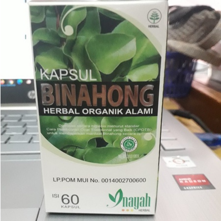 Kapsul Binahong Inayah asli / Ekstrak Binahong Kapsul
