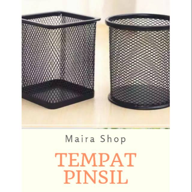 

TEMPAT PULPEN/PENSIL ALAT TULIS BESI JARING PEN HOLDER
