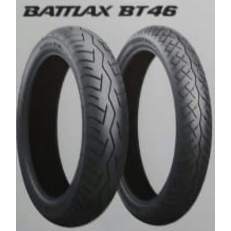 PAKETAN BAN LUAR BATTLAX BRIDGESTONE BT 46 UK 110/70-17 & 130/70-17