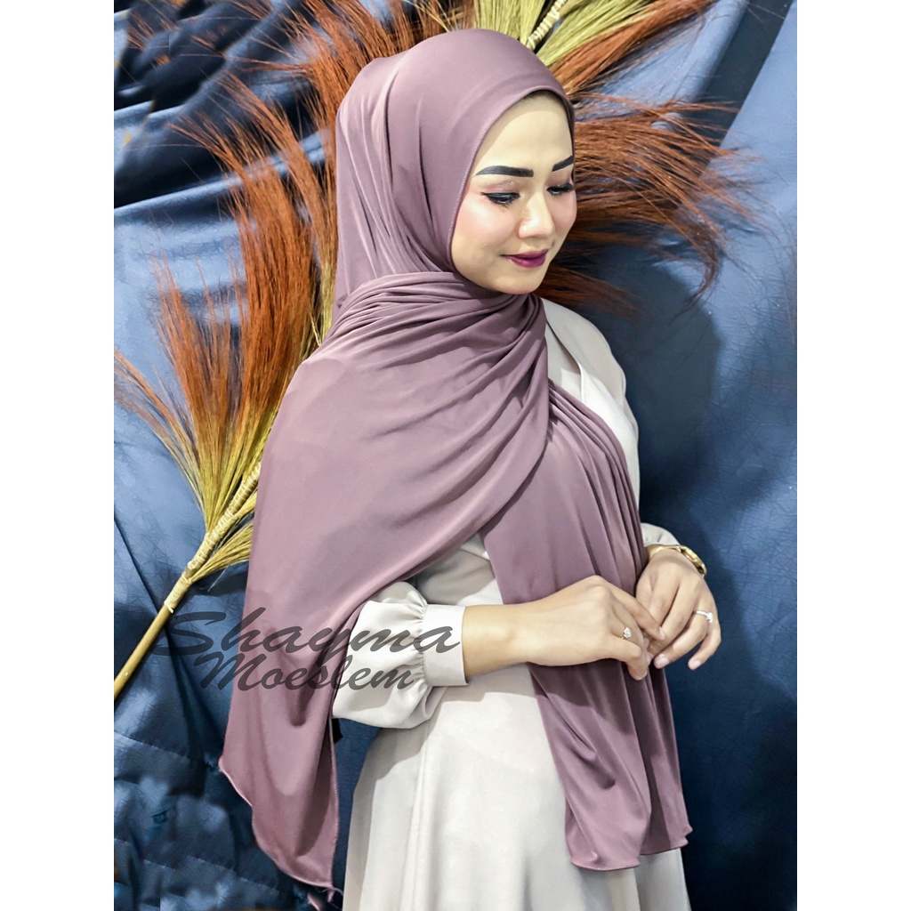 Pashmina Jersey Malay Shawl Panjang 180x75cm / Pasmina Bahan Jersey-PASH JERSEY TARO