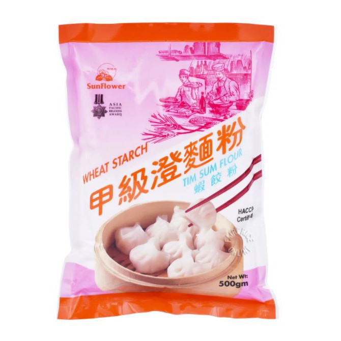 

Tepung Dim Sum Wheat Starch Premium Tepung Dimsum Sunflower Brand