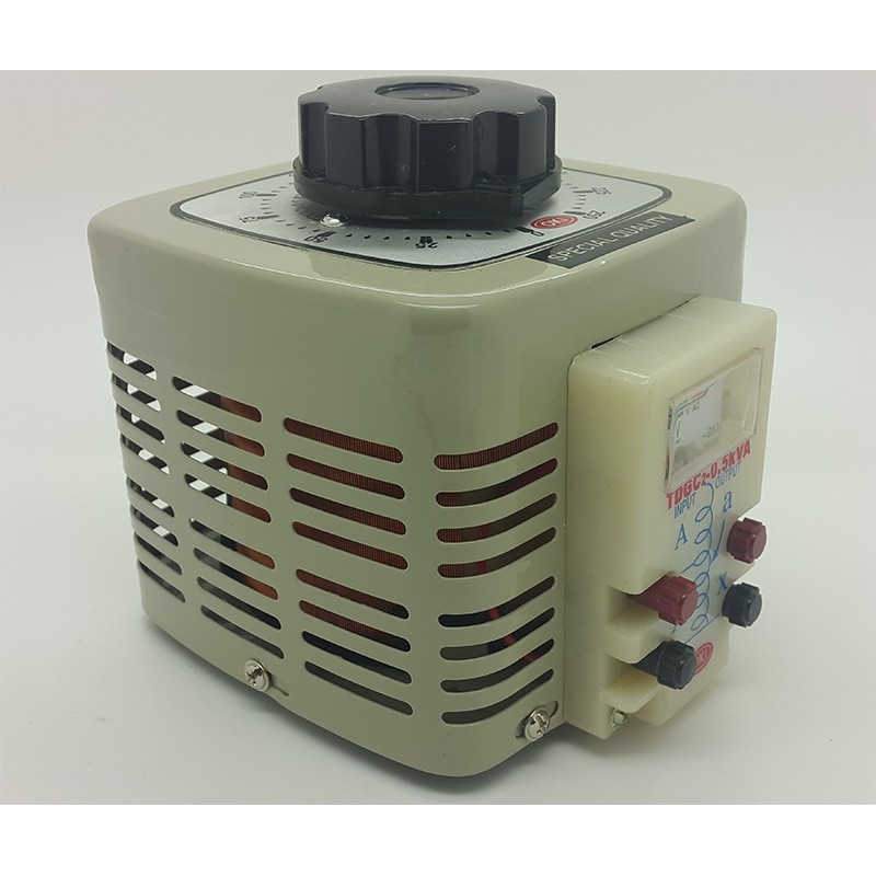 Adjustable ac voltage regulator 500w ( 0V s/d 250 volt AC )