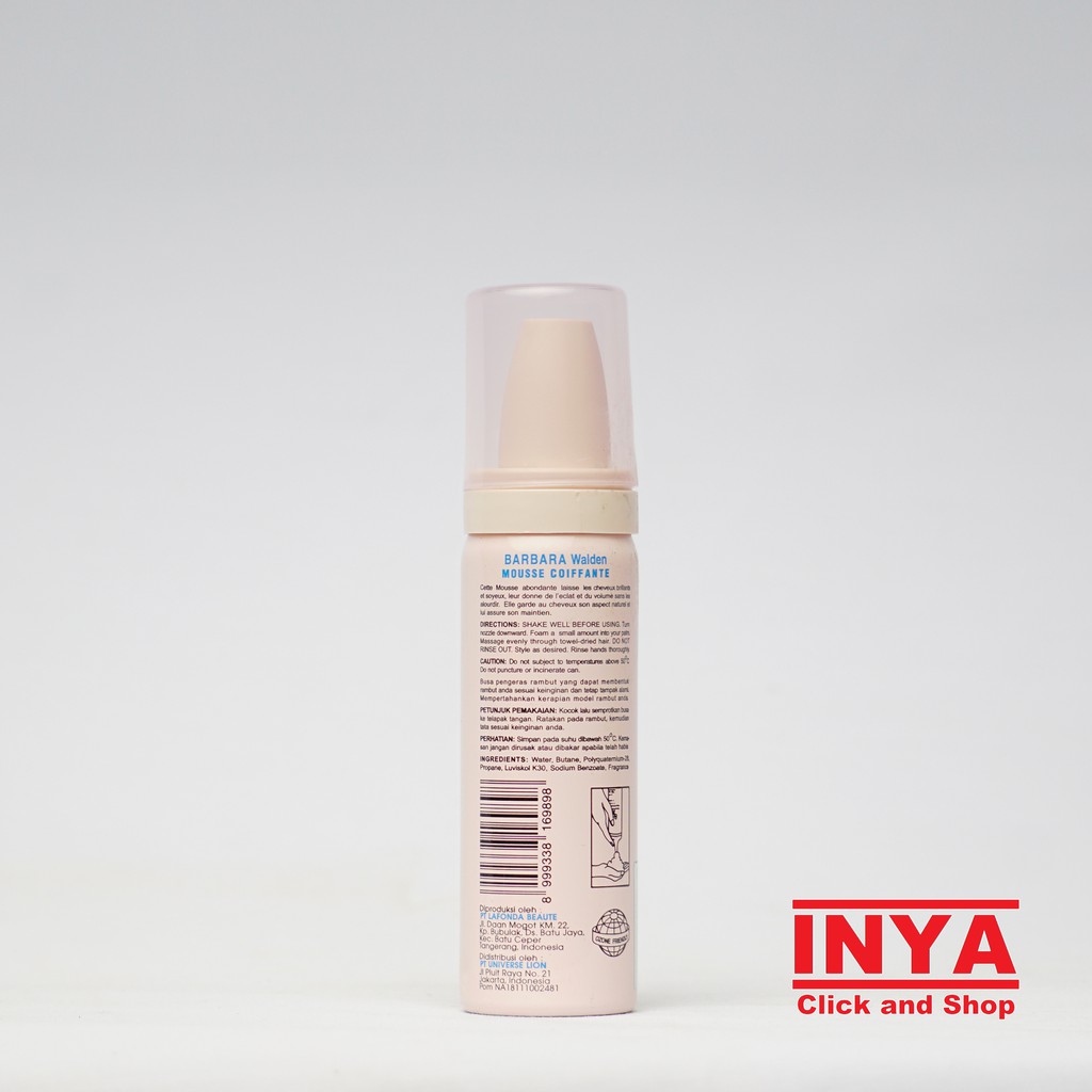 BARBARA WALDEN MOUSSE COIFFANTE 50g - Foam Rambut - Hair Mousse Foam