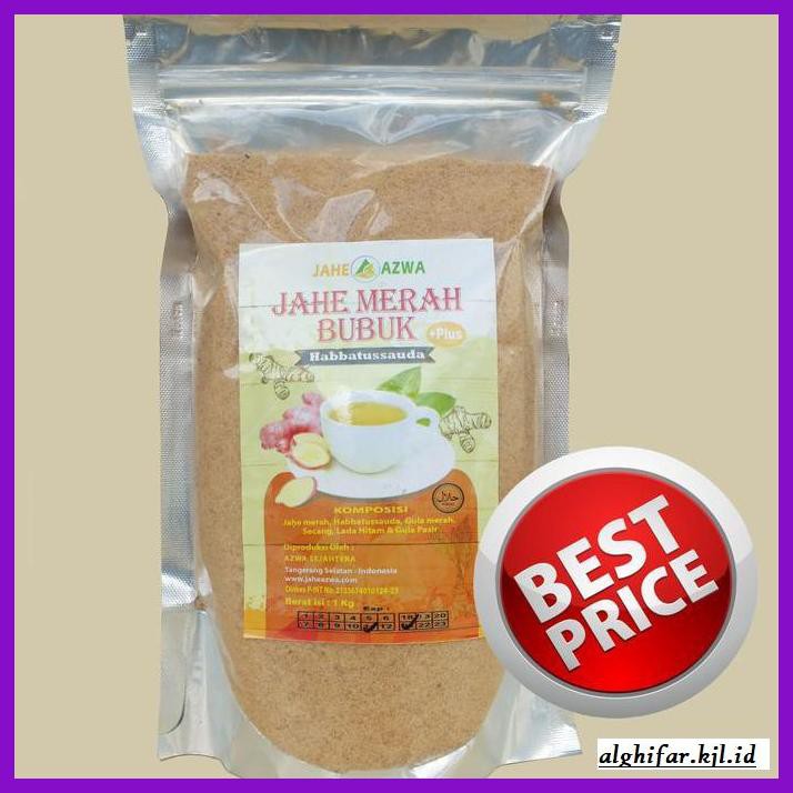 

lanoisidartdrink- jahe merah bubuk kemasan 1kg -asliii-bngittt.