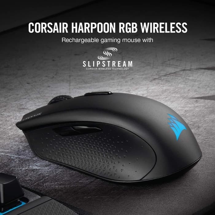 Corsair Harpoon RGB Wireless Gaming Mouse with SLIPSTREAM