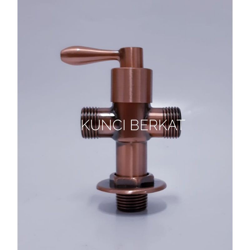 Stop kran double Anti/Stop keran double Onda Exclusive Rose Gold/Kran Toilet