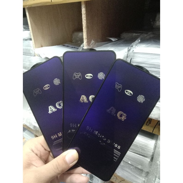TG MATTE BLUE RADIASI ANTI MINYAK Samsung A11 A12 A12 A21S A31 A51 A71 A81 A91 A22 A32 A52  4G 5G-3
