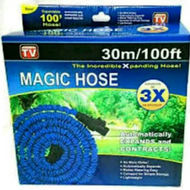 SELANG AIR AJAIB MAGIC HOSE 30m/100ft // Untuk Siram Tanaman // Cuci Motor / Mobil // Halaman DLL