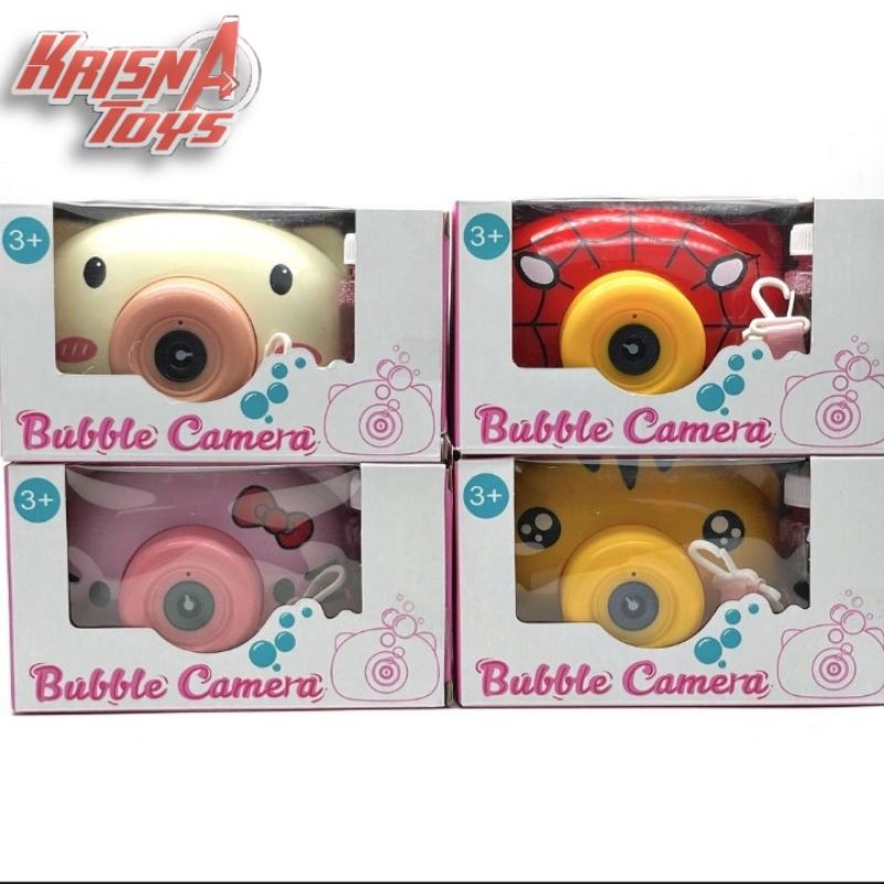 Mainan Anak Bubble Camera Electric + Cairan Bubble/Balon gelembung sabun