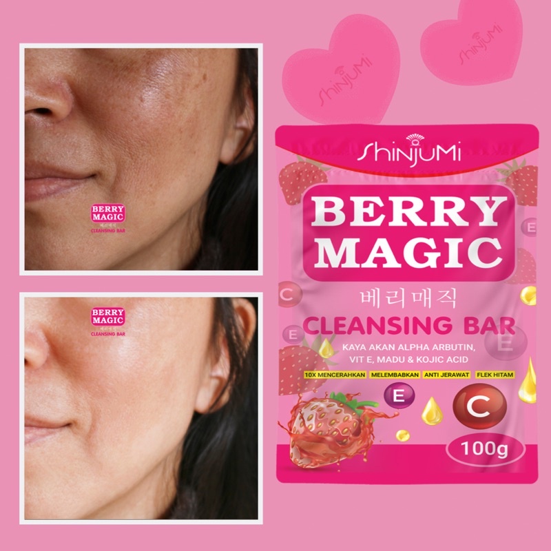 ShiNjuMi Berry Magic Cleansing Bar 100g