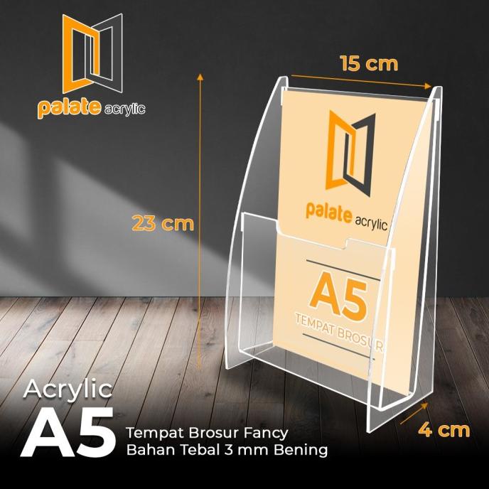 

Akrilik / Brochure Holder Acrylic/Tempat Brosur Akrilik - A5