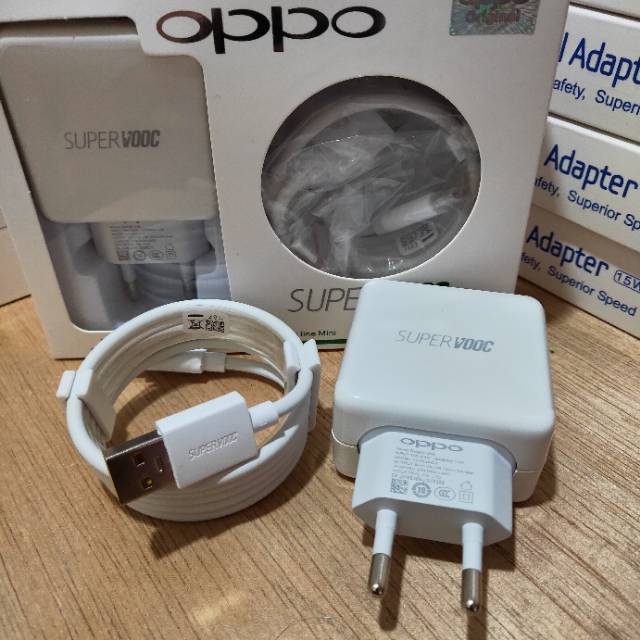 Charger Oppo Super Vooc 5A Fast Charging USB Tipe-C / Charger oppo Find X A5 A9 2020 Reno 2 2f