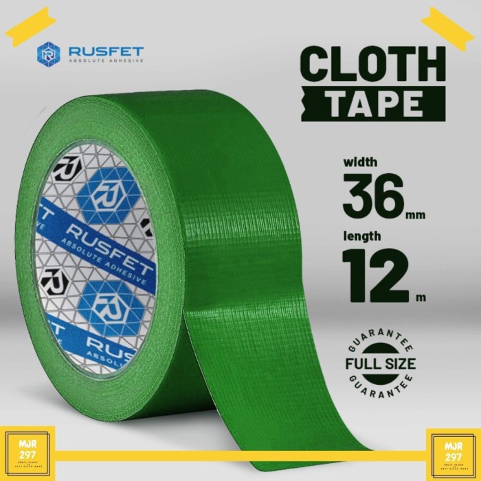 

Promo Bulan Ini Lakban Kain Cloth Tape Isolasi Warna Hijau Rusfet Varian Ukuran Limited