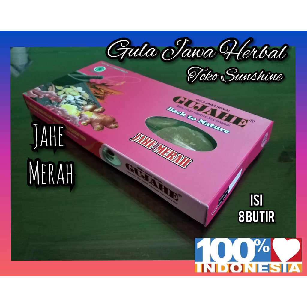 

Gujahe Jahe Merah / Minuman Herbal / Minuman Sehat / Gula Jawa / Jogja