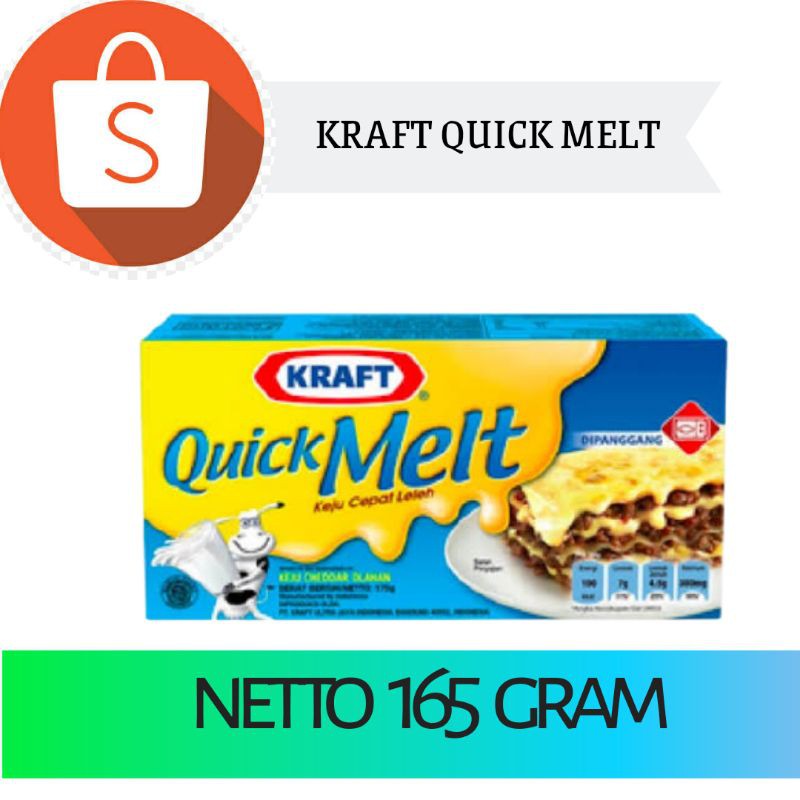 

keju kraft quick melt 165 gram