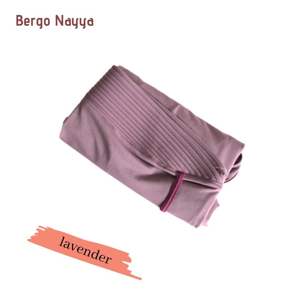 BERGO MARYAM PET TALI / HIJAB INSTAN NAYYA JERSEY-LAVENDER