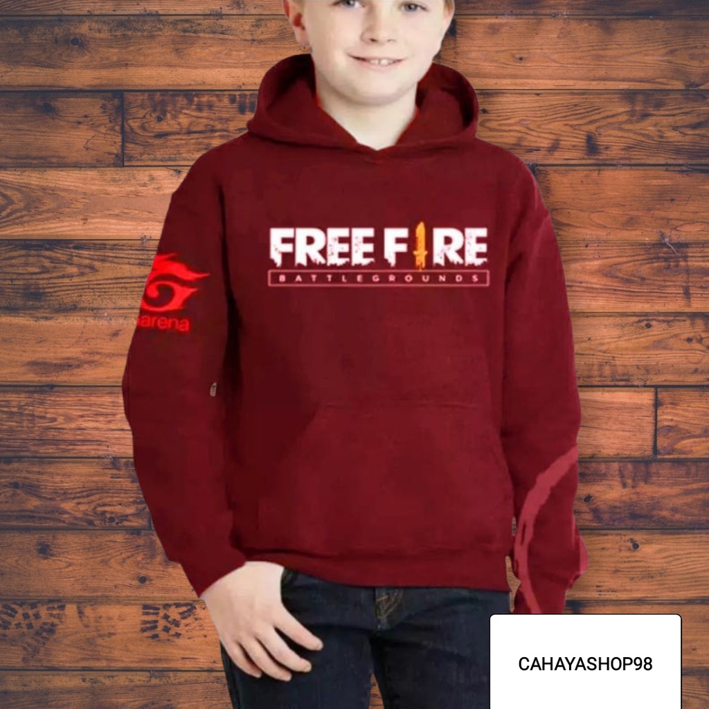 SWEATER ANAK FREEFIRE BAHAN LEMBUT COD