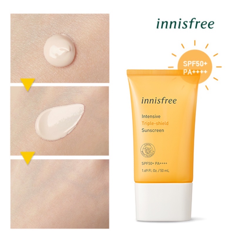 [COD]Innisfree Intensive Triple Shield Sunscreen SPF50+ PA++++ 50ML