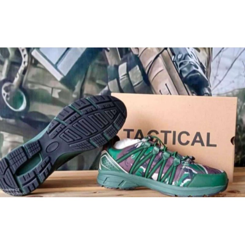 sepatu ket sepatu olahraga loreng TNI AD
