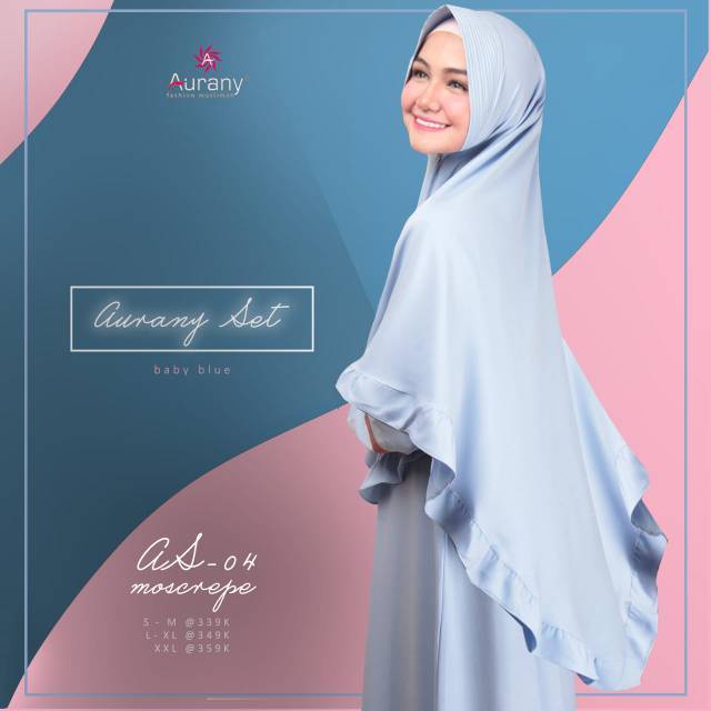 GAMIS AS 04 BABY BLUE ||  AURANY