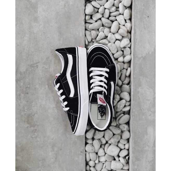 V4ns SK8-Low Black/White Classic Original