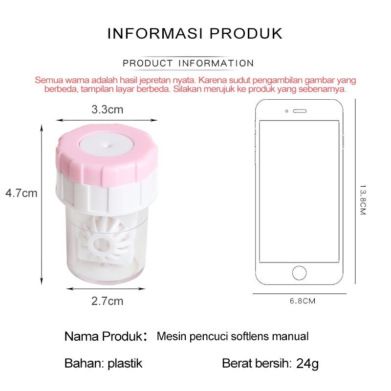 ALAT PENCUCI SOFTLENS MANUAL PORTABLE WASH