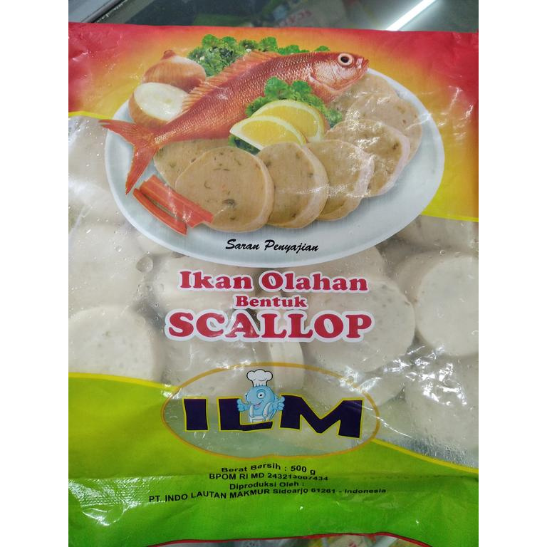 

ILM Prem Scallop Surimi/Curah 500gr