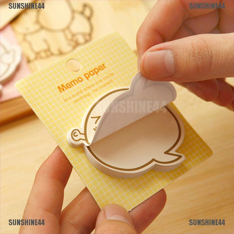 2Pcs Sticky Notes Lucu untuk Stationery Kantor [sunshine44]